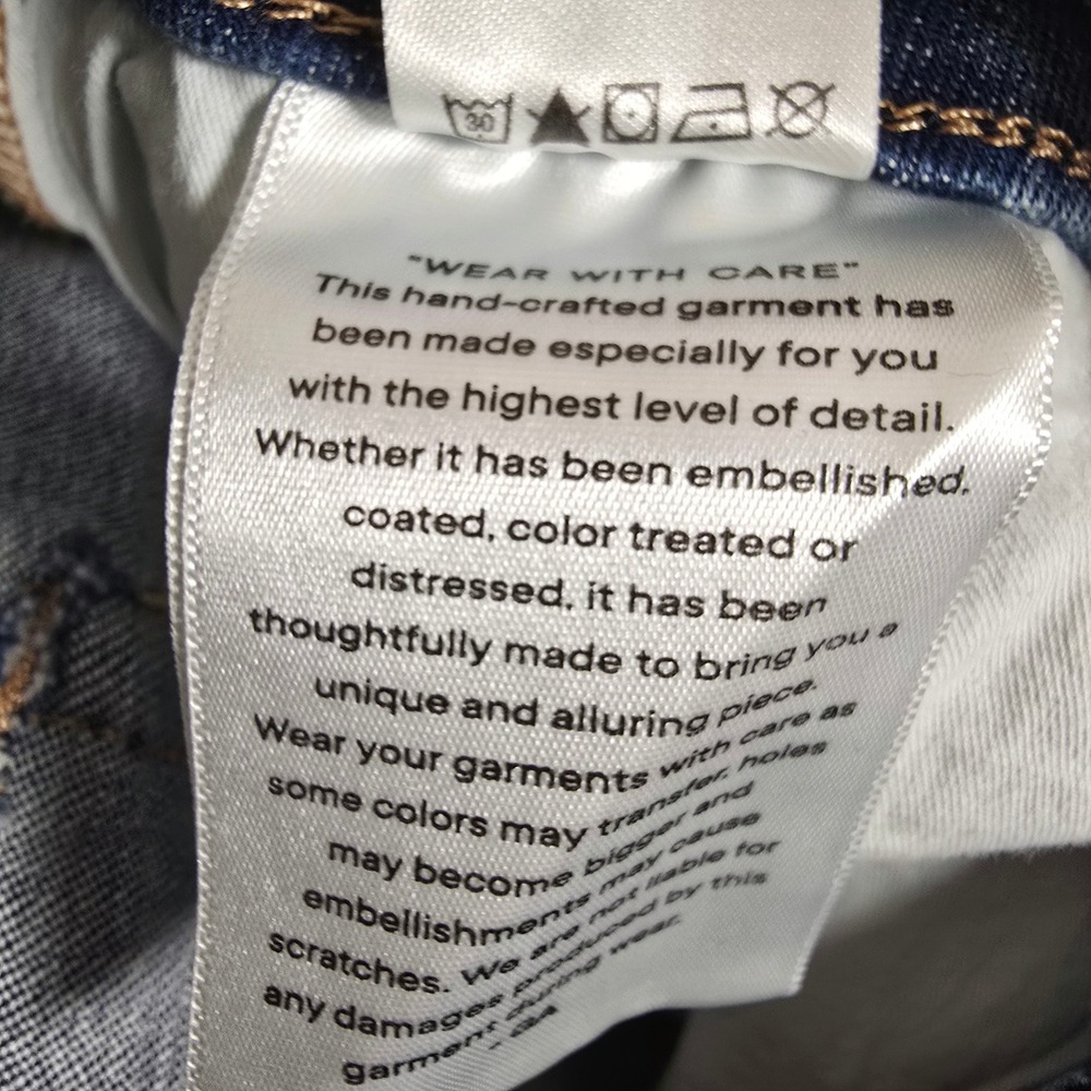 Good American Good Legs Straight Jeans Blue007 High Rise NWT Size 24 GLS873T - Picture 10 of 11